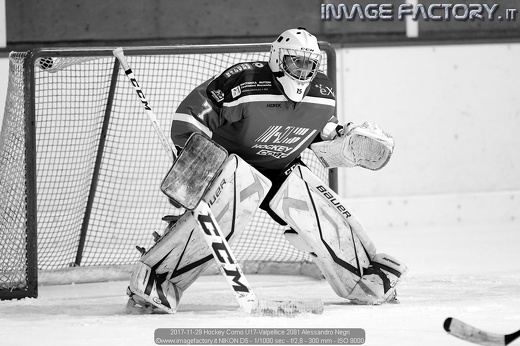 2017-11-29 Hockey Como U17-Valpellice 2081 Alessandro Negri
